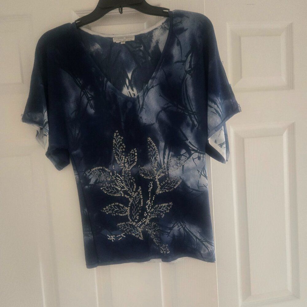 Alberto Makali beaded top
